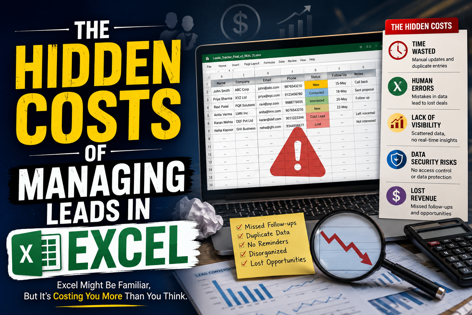 Hidden Costs of Managing Leads in Excel