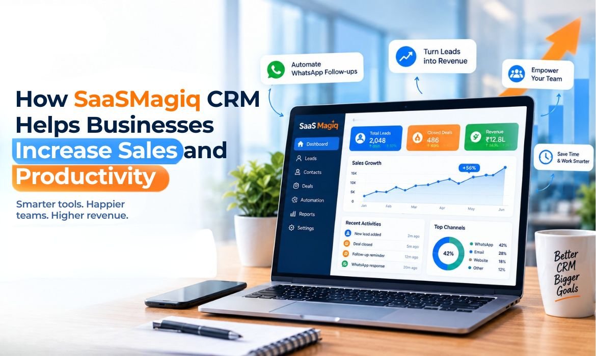 SaasMagiq CRM: Boost Sales & Productivity for Your Business